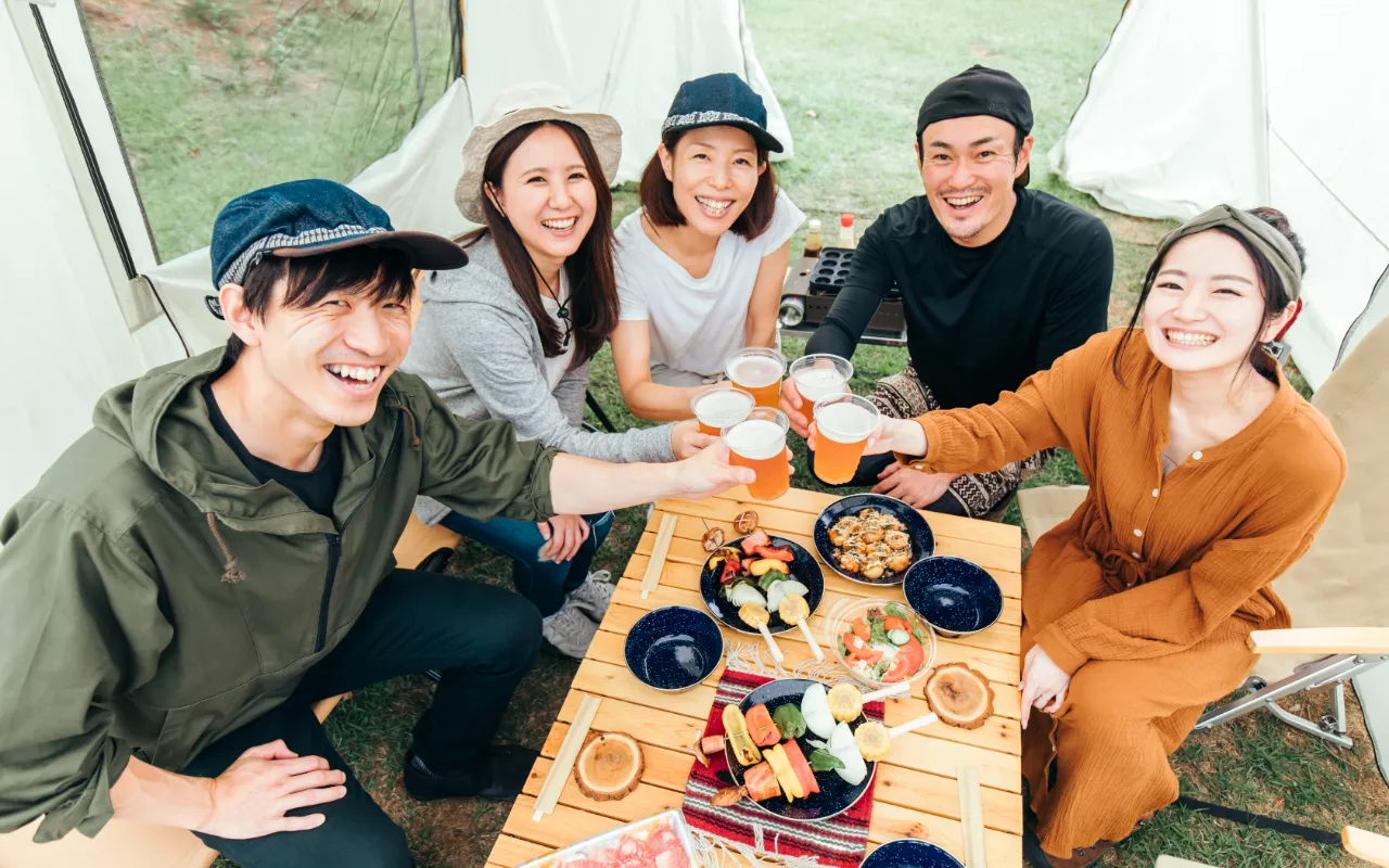 キャンプ＆BBQのイメージ